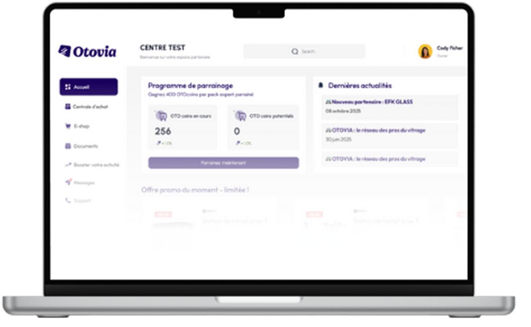 Otovia Pilot interface